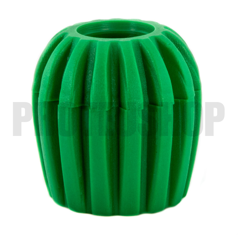 Rounded Rubber Knob Green