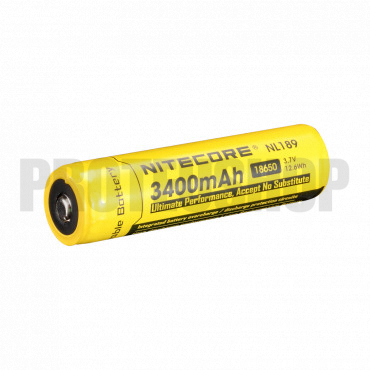 Battery NITECORE 18650 3400mAh rechargeable