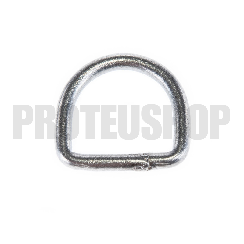D-ring SS 25X23 - Polished
