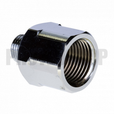 Adapter G1/4 male to G1/2 female with swivel