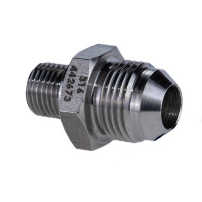 Adattatore JIC 8 maschio a G1/4 maschio