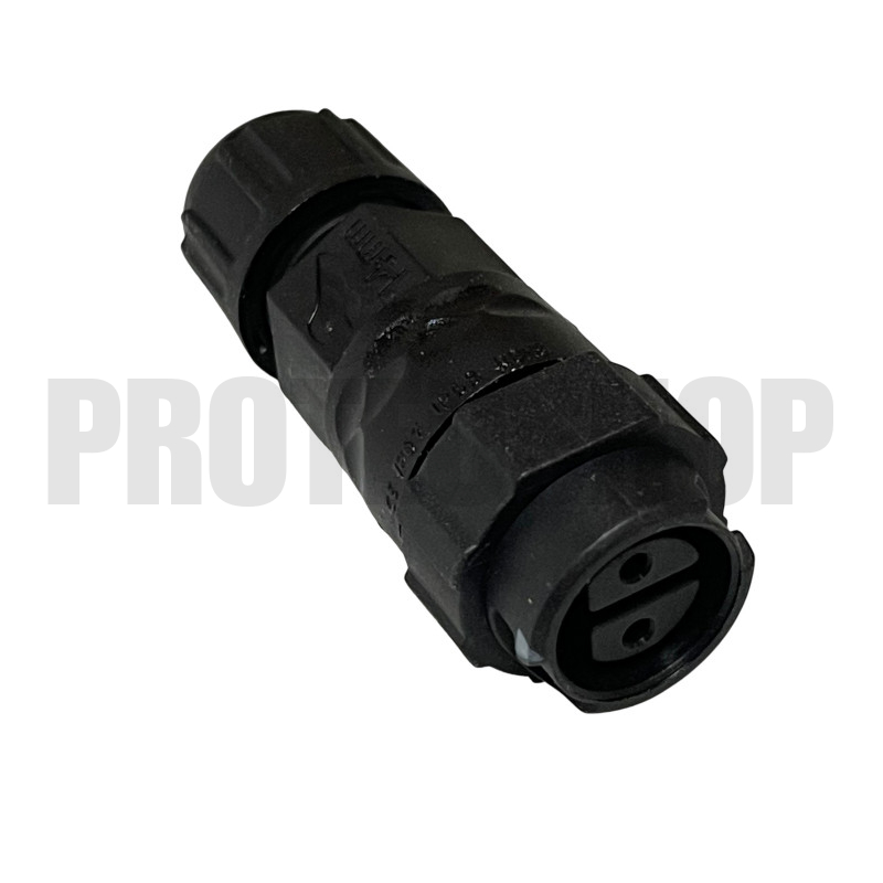 Female connector with 2 position