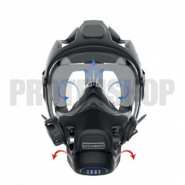 OceanReef Neptune III Mask Black