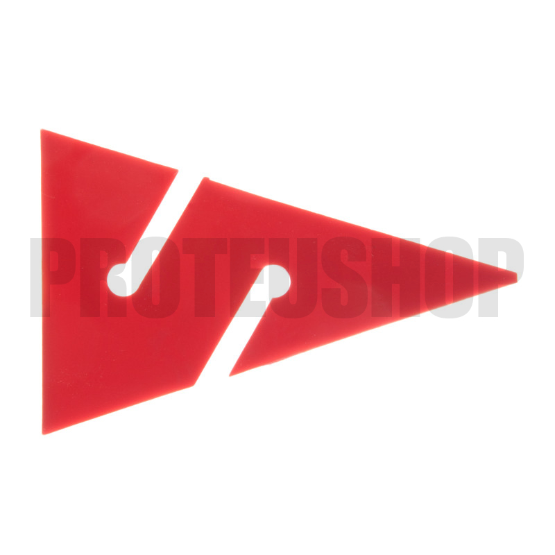 Flèche spéléo rouge (65mm)