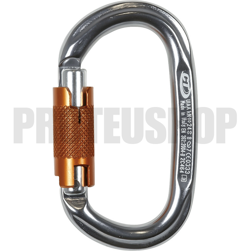 Karabiner CLIMBING TECHNOLOGY PILLAR WG Grau / Silber / Orange