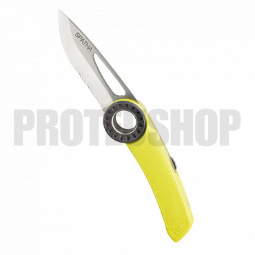 Knife PETZL SPATHA yellow