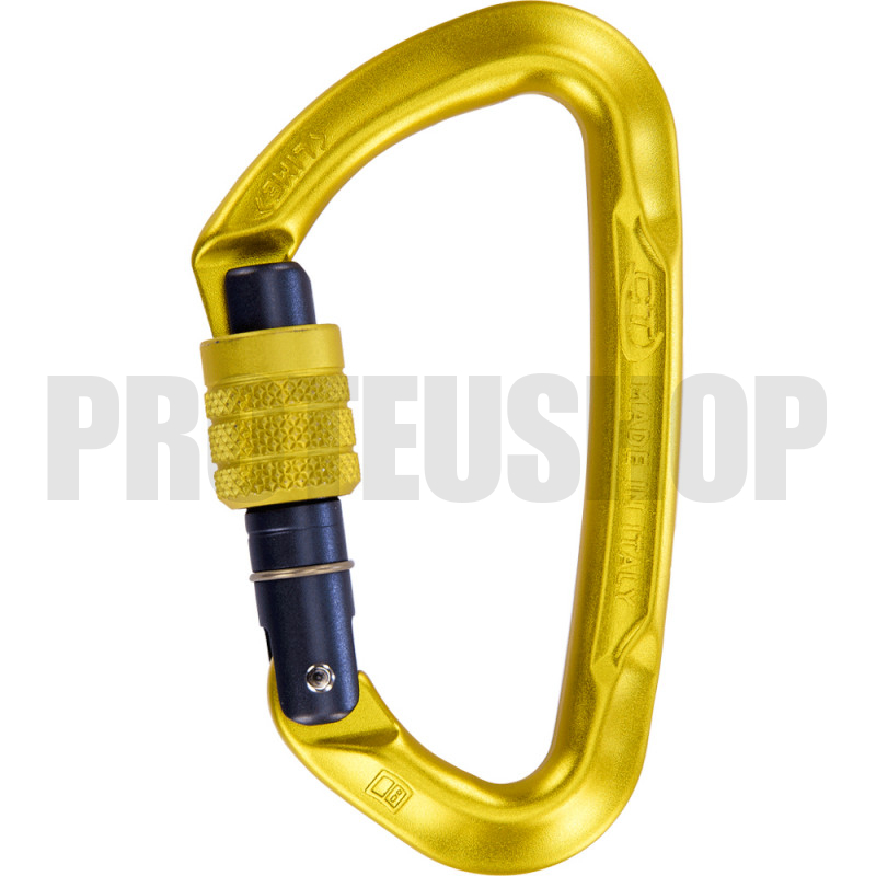 Mousqueton CLIMBING TECHNOLOGY LIME SG jaune moutarde/anthracite