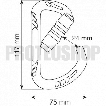 Mousqueton CAMP ATLAS 2LOCK