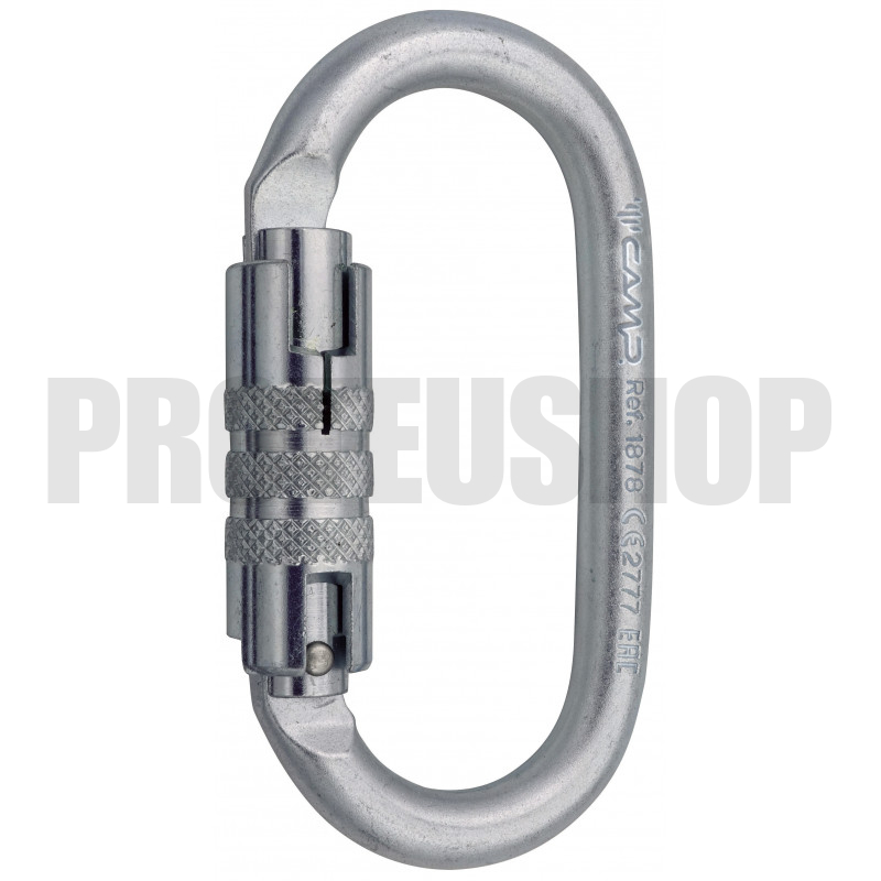 Mousqueton CAMP OVAL PRO 2LOCK