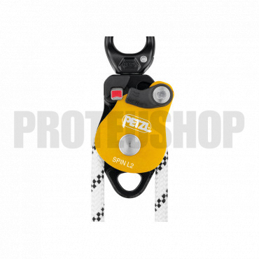 Double pulley with swivel PETZL SPIN L2
