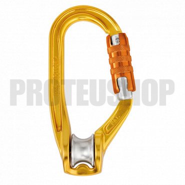 Pulley carabiner PETZL ROLLCLIP A TRIACT-LOCK