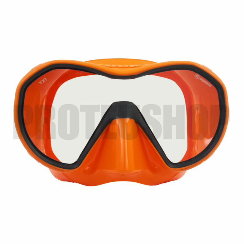 Apeks VX1 Orange Grau Maske Pure clear Glas