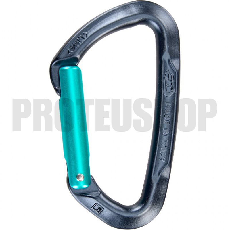 Moschettone CLIMBING TECHNOLOGY LIME S antracite / verde mare