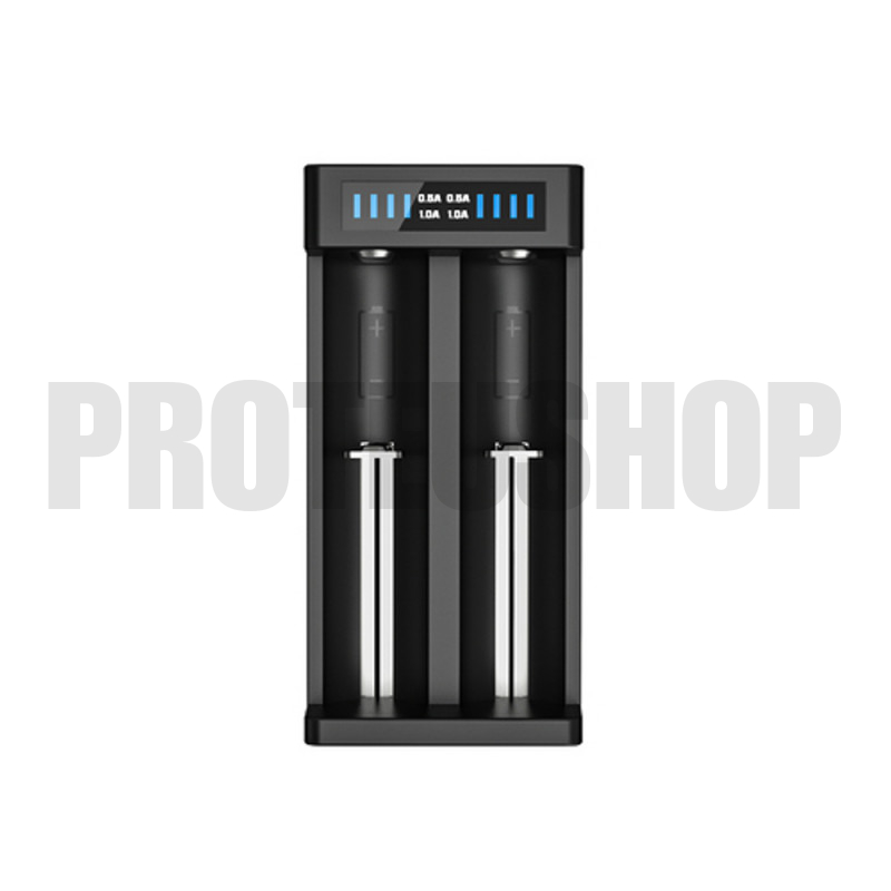 Cargador de batería XTAR MC2 PLUS USB Li-ion Intellicharger