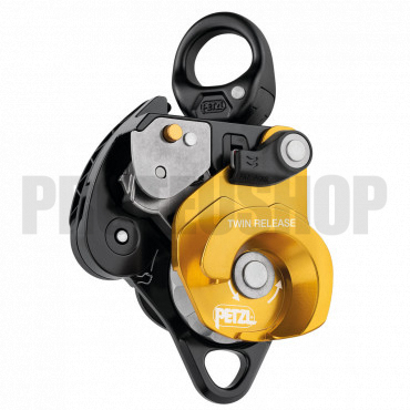 Capture pulley  PETZL TWIN RELEASE
