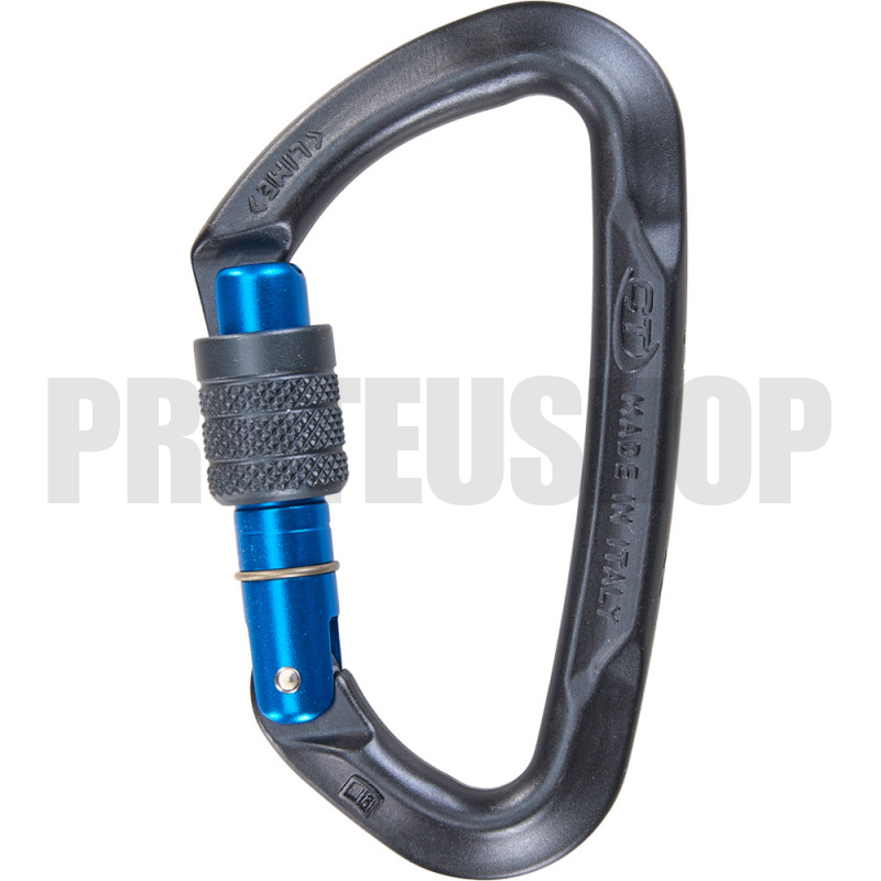 Carabiner CLIMBING TECHNOLOGY LIME SG anthracite/ blue electric