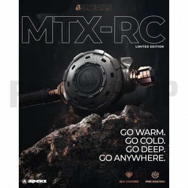 Détendeur APEKS MTX-RC DIN 50 Years Special Edition