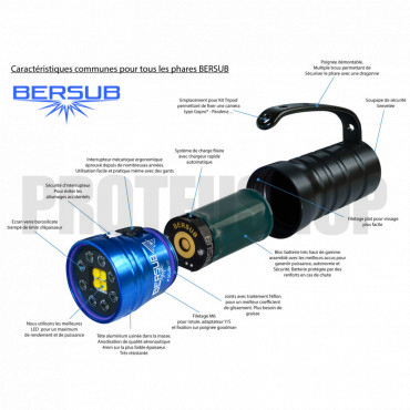 BERSUB Focus EVO TEK 4200 Bleue