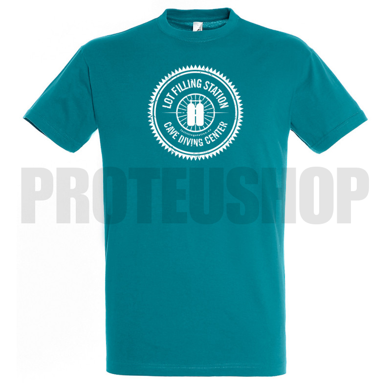 T-Shirt LOT FILLING STATION Blau Ente