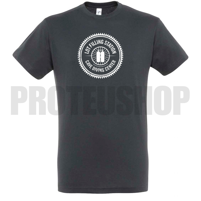 T-Shirt LOT FILLING STATION Grigio Topo