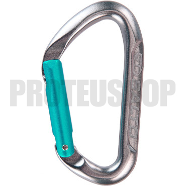 Moschettone  CLIMBING TECHNOLOGY Salto Titanium / Aquamarine